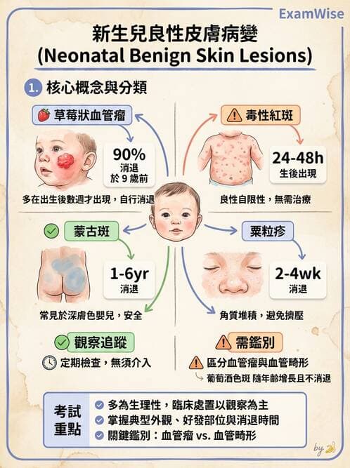 護理師 - 新生兒日常照護與篩檢 - AI 圖文解析預覽