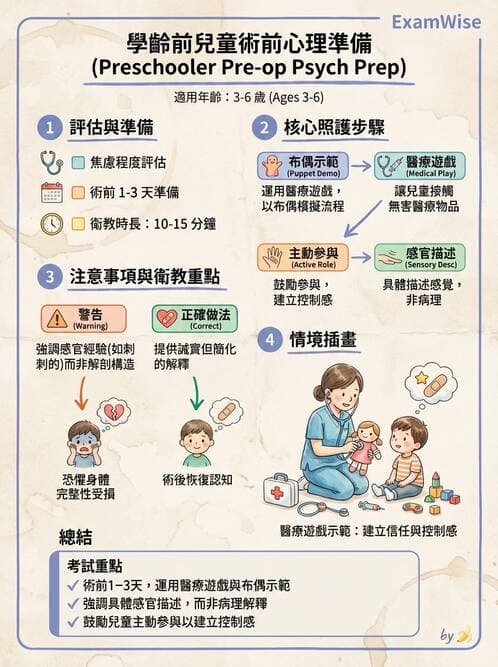 護理師 - 兒童基本護理評估技術 - AI 圖文解析預覽