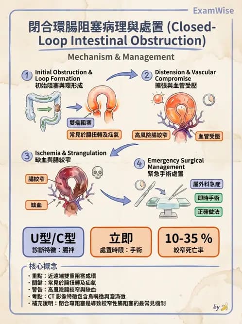 內專 - 腸道阻塞與急性腹症 - AI 圖文解析預覽