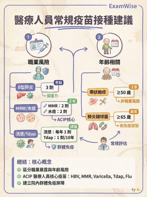 內專 - 感染預防:疫苗與院感管制 - AI 圖文解析預覽