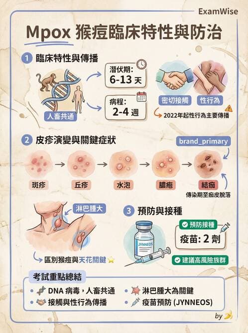 內專 - 病毒感染:COVID-19、流感與新興傳染病 - AI 圖文解析預覽