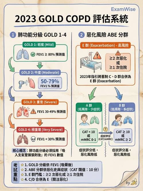 內專 - COPD 穩定期診斷與治療 - AI 圖文解析預覽