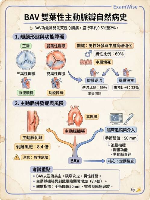 內專 - 瓣膜性心臟病 - AI 圖文解析預覽