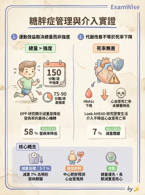 內專 - 糖尿病診斷、特殊族群與代謝性疾病 - AI 圖文解析預覽