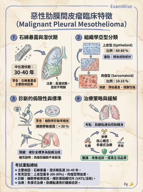內專 - 肋膜疾病與氣胸 - AI 圖文解析預覽