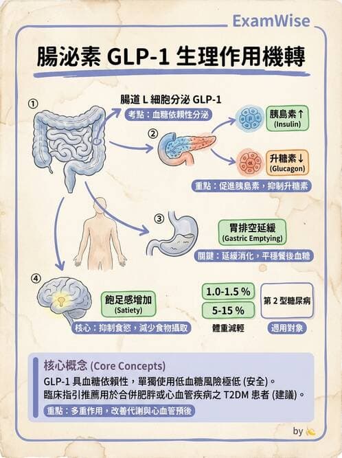 內專 - 胰島素與GLP-1 RA治療 - AI 圖文解析預覽