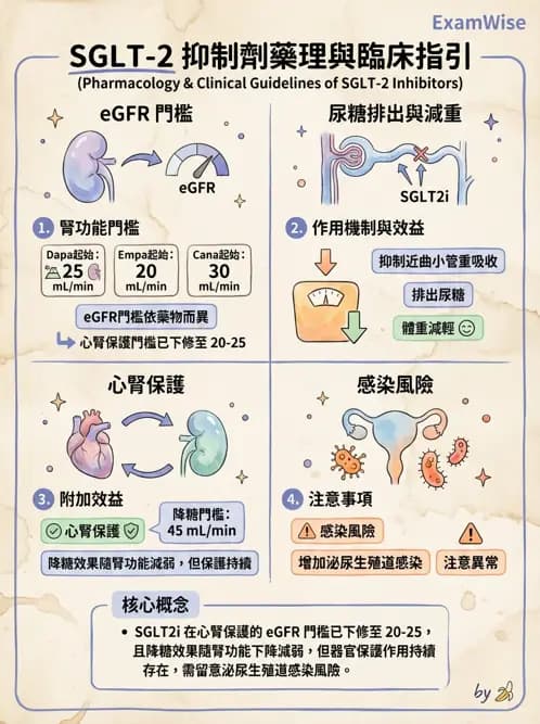 內專 - SGLT2i與TZD藥物特論 - AI 圖文解析預覽