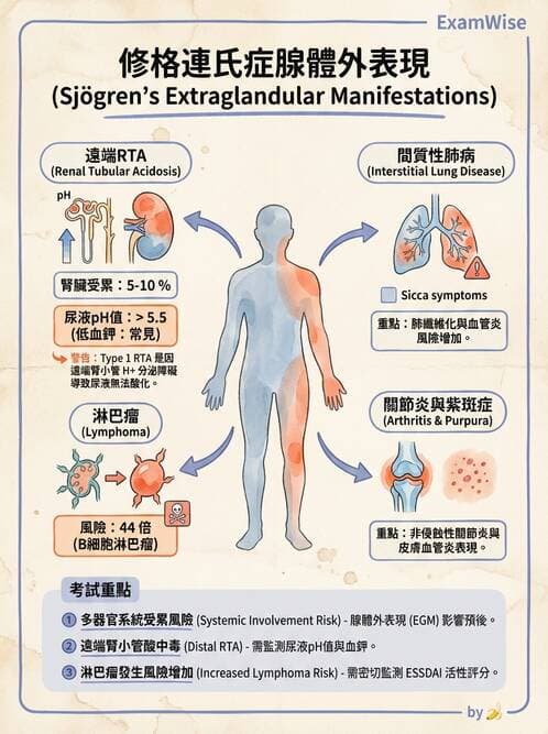 內專 - 乾燥症與IgG4相關疾病 - AI 圖文解析預覽