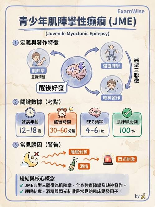 內專 - 腦炎、腦病變與癲癇 - AI 圖文解析預覽