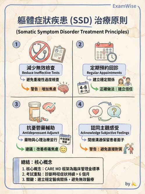 內專 - 焦慮症與其他精神疾患 - AI 圖文解析預覽