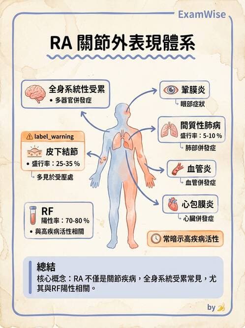 RA - 類風濕性關節炎 - AI 圖文解析預覽