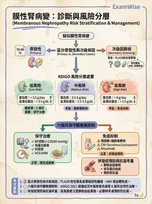 內專 - 繼發性腎絲球腎炎 - AI 圖文解析預覽
