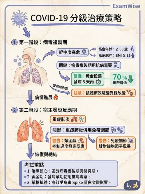 內專 - 病毒感染:COVID-19、流感與新興傳染病 - AI 圖文解析預覽