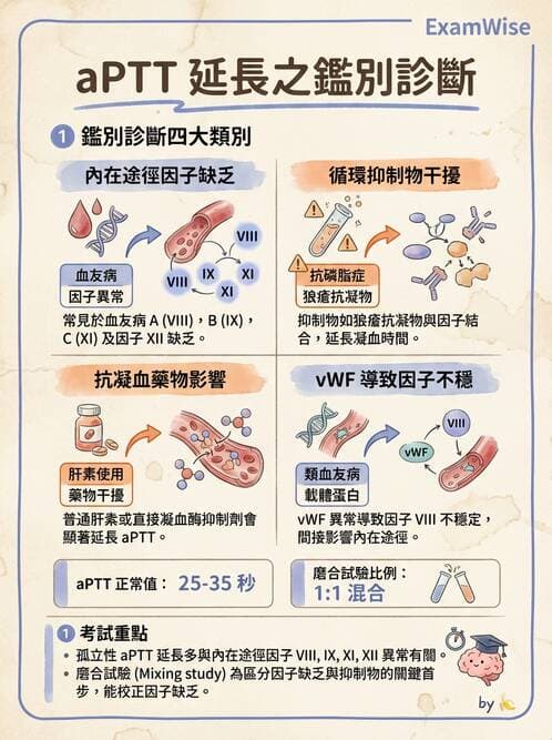 內專 - 凝血與輸血 - AI 圖文解析預覽