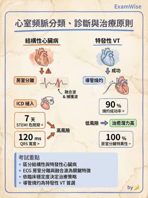 內專 - 心室心律不整與心因性猝死 - AI 圖文解析預覽