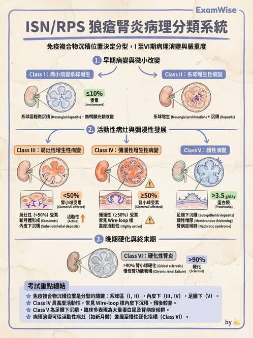 內專 - 繼發性腎絲球腎炎 - AI 圖文解析預覽