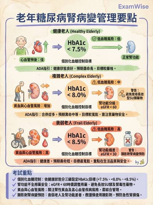 內專 - 糖尿病急慢性併發症與住院管理 - AI 圖文解析預覽