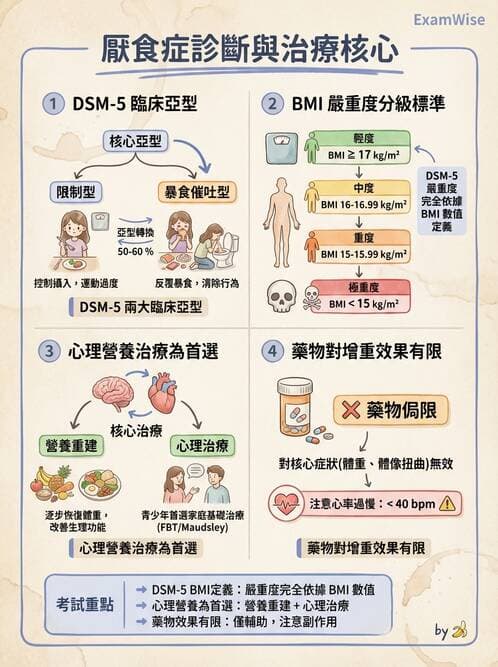 內專 - 焦慮症與其他精神疾患 - AI 圖文解析預覽