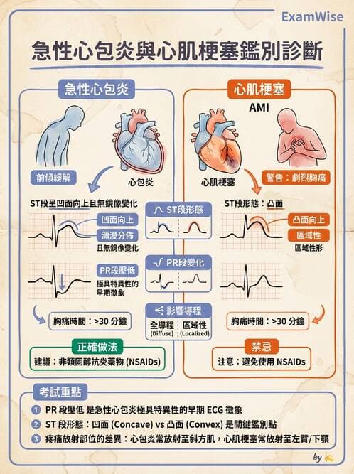 內專 - 心內膜炎與心包膜疾病 - AI 圖文解析預覽