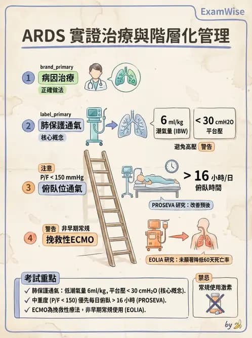 內專 - ARDS 與重症照護 - AI 圖文解析預覽