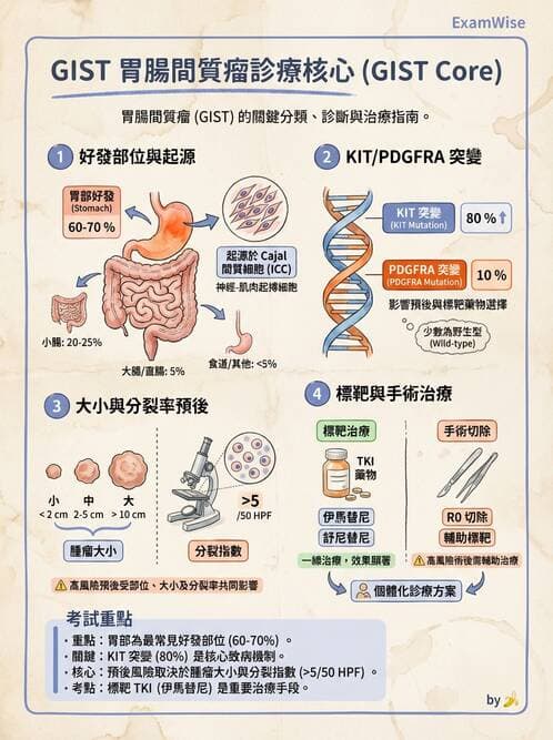 內專 - 胃癌與消化道腫瘤 - AI 圖文解析預覽