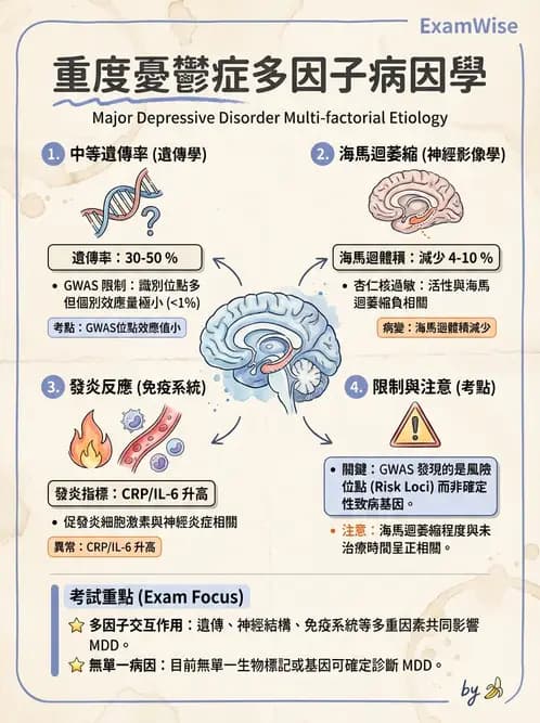 內專 - 憂鬱症與自殺防治 - AI 圖文解析預覽