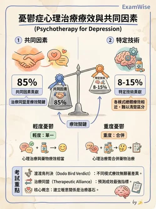 內專 - 憂鬱症與自殺防治 - AI 圖文解析預覽