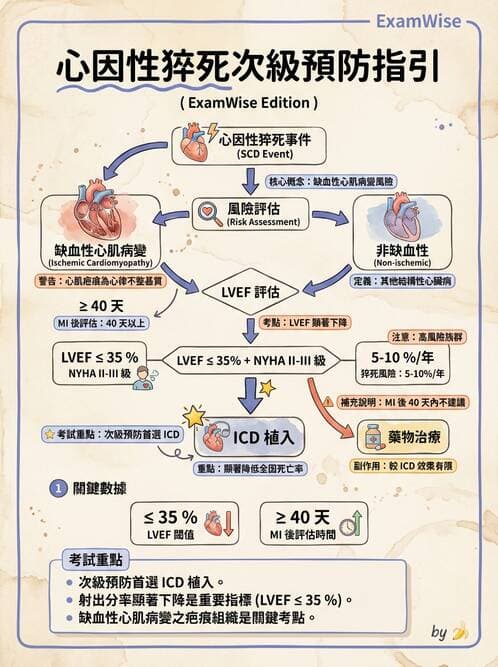 內專 - 急性冠心症 - AI 圖文解析預覽