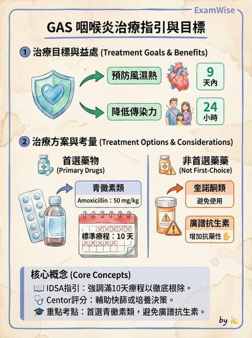 內專 - 革蘭氏陽性菌感染 - AI 圖文解析預覽