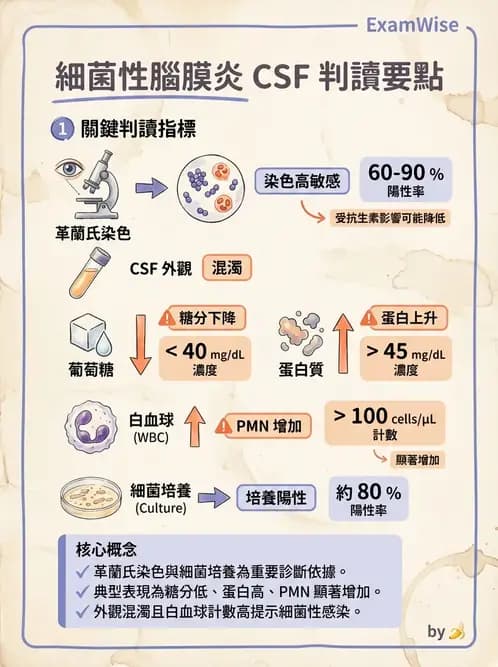 內專 - 呼吸道與中樞神經感染 - AI 圖文解析預覽