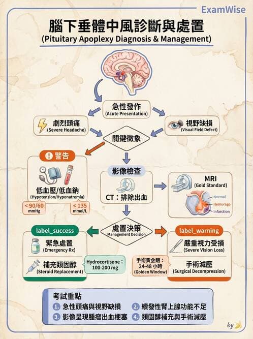 內專 - 腦垂體疾病 - AI 圖文解析預覽