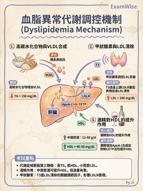 內專 - 糖尿病心血管保護與血脂異常 - AI 圖文解析預覽