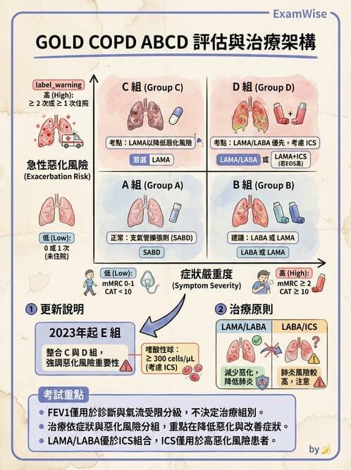 內專 - COPD 穩定期診斷與治療 - AI 圖文解析預覽