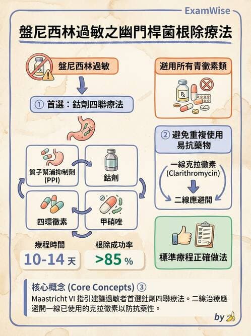 內專 - 幽門螺旋桿菌診斷與根除 - AI 圖文解析預覽