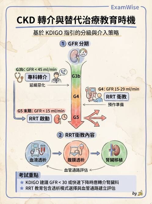 內專 - 慢性腎臟病管理 - AI 圖文解析預覽