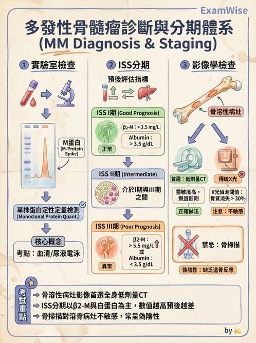 內專 - 淋巴瘤與多發性骨髓瘤 - AI 圖文解析預覽
