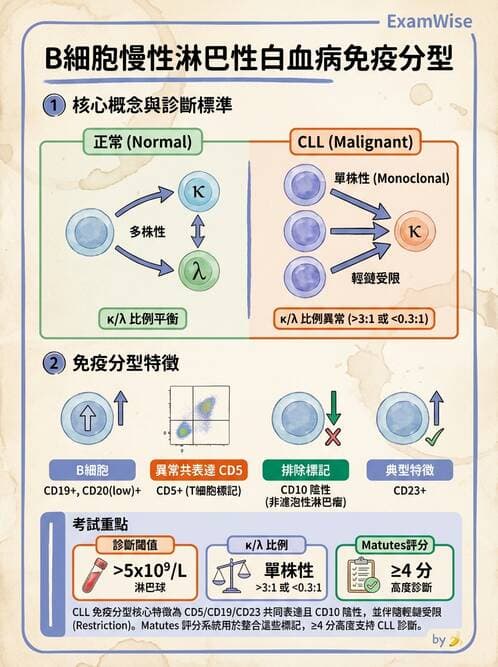 內專 - 淋巴瘤與多發性骨髓瘤 - AI 圖文解析預覽