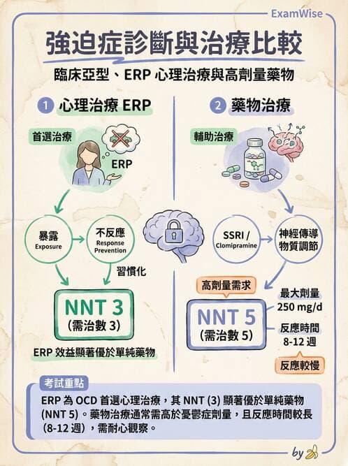 內專 - 焦慮症與其他精神疾患 - AI 圖文解析預覽