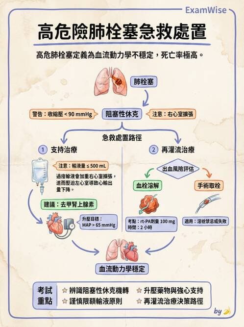 專師 - 肺栓塞與其他肺疾 - AI 圖文解析預覽
