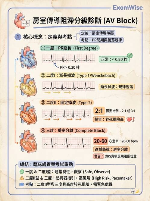 專師 - 心律不整與ECG判讀 - AI 圖文解析預覽