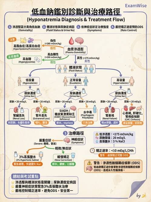 專師 - 鈉離子異常與SIADH - AI 圖文解析預覽