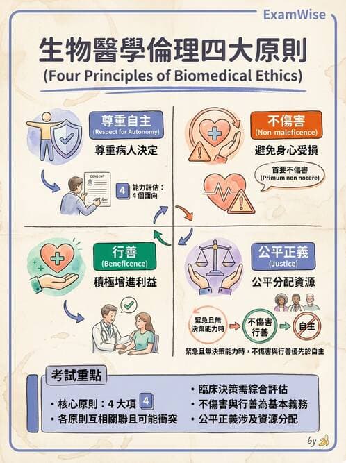 專師 - 倫理與病人自主 - AI 圖文解析預覽