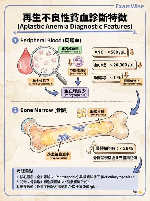 醫檢師 - 貧血診斷與營養缺乏性貧血 - AI 圖文解析預覽
