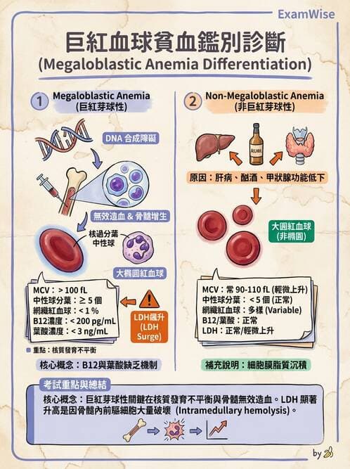 醫檢師 - 貧血診斷與營養缺乏性貧血 - AI 圖文解析預覽