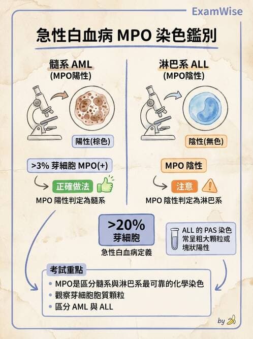醫檢師 - 急性白血病 - AI 圖文解析預覽