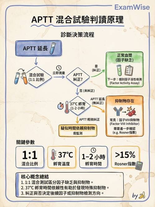 醫檢師 - 凝血因子與凝血檢驗 - AI 圖文解析預覽