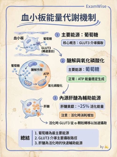 醫檢師 - 血小板與止血生理 - AI 圖文解析預覽