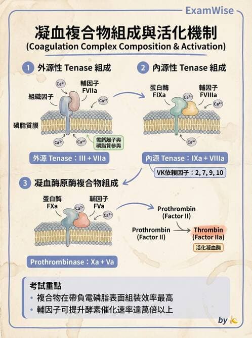醫檢師 - 凝血因子與凝血檢驗 - AI 圖文解析預覽