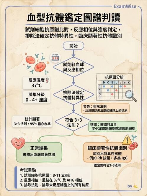 醫檢師 - 紅血球抗原與血型系統 - AI 圖文解析預覽