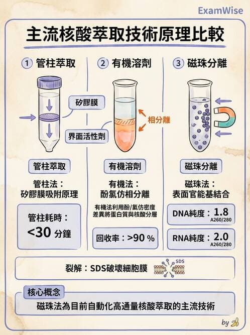 醫檢師 - 核酸擴增與萃取技術 - AI 圖文解析預覽